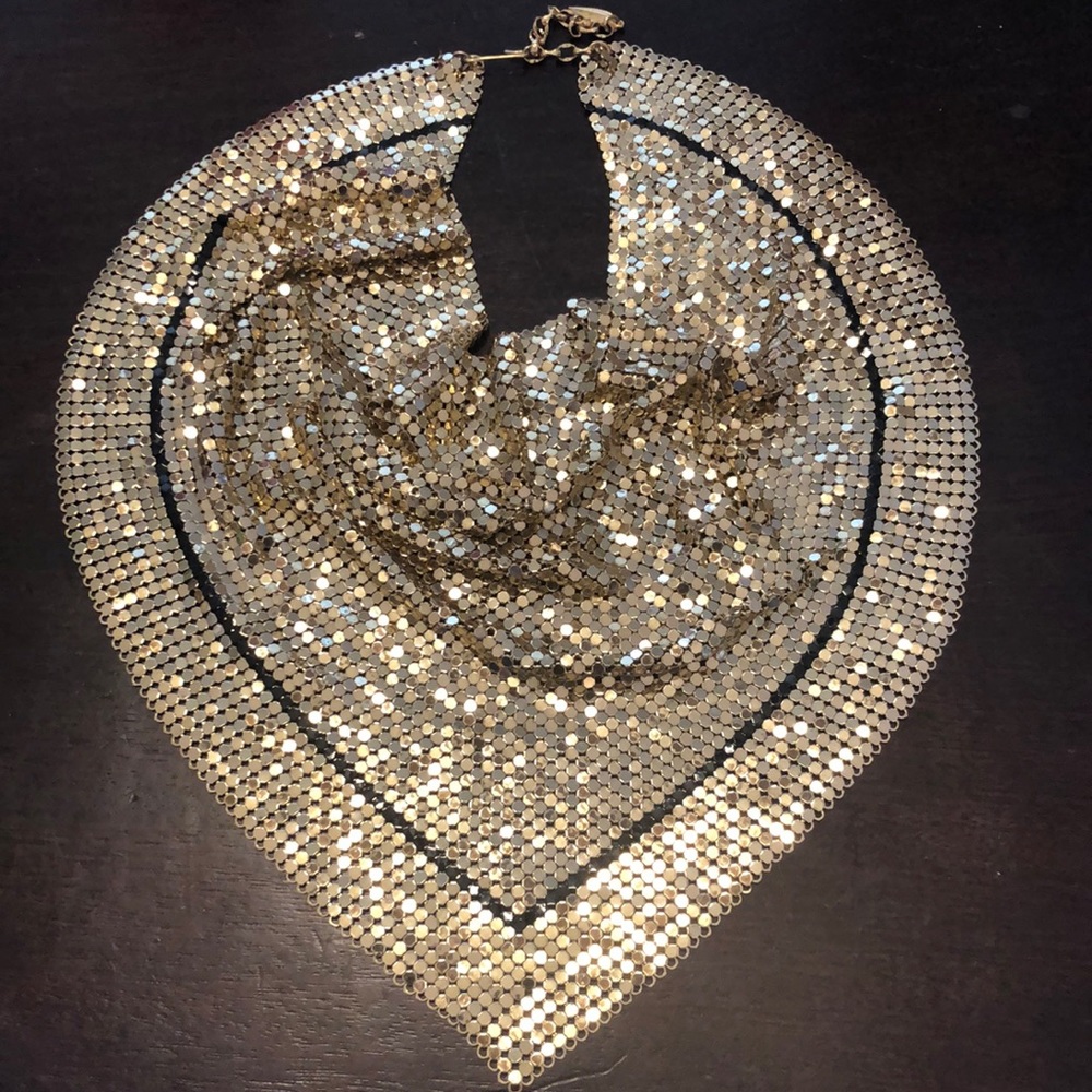 VTG Whitening and Davis bib mesh necklace stunning